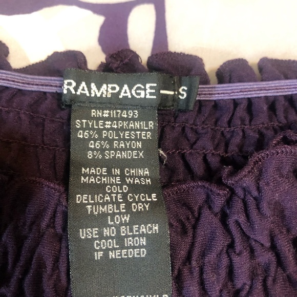 Rampage Peplum Top - Picture 2 of 3